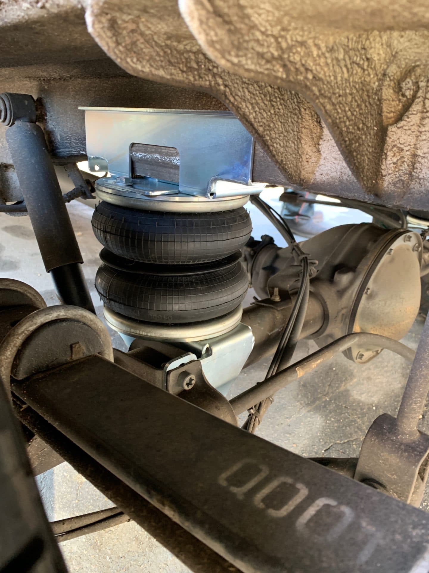 Dunlop air suspension installed