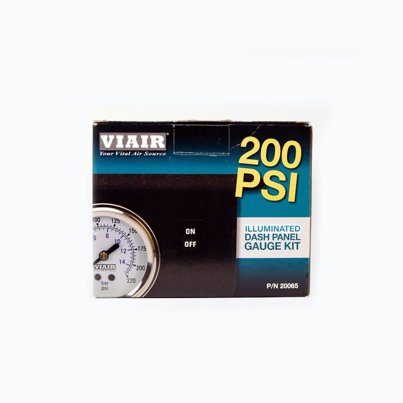 illuminated dash panel gauge kit 200 psi viair 20065