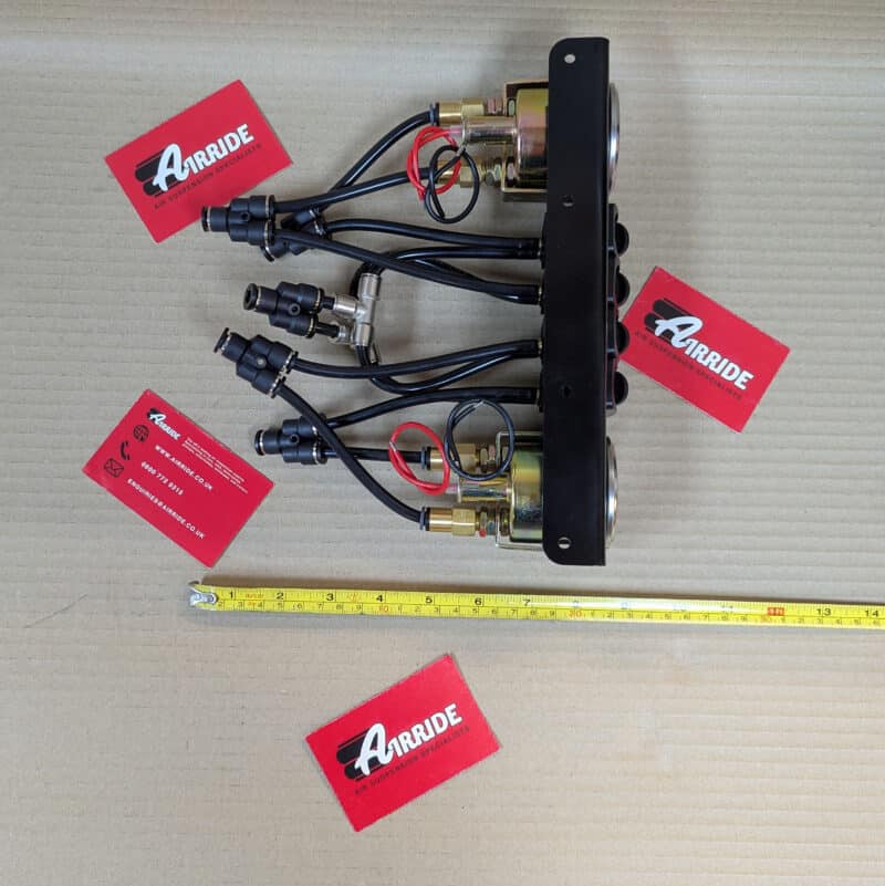 4 way controller side view with dimensions