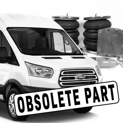Obsolete sign over van and air suspension kit