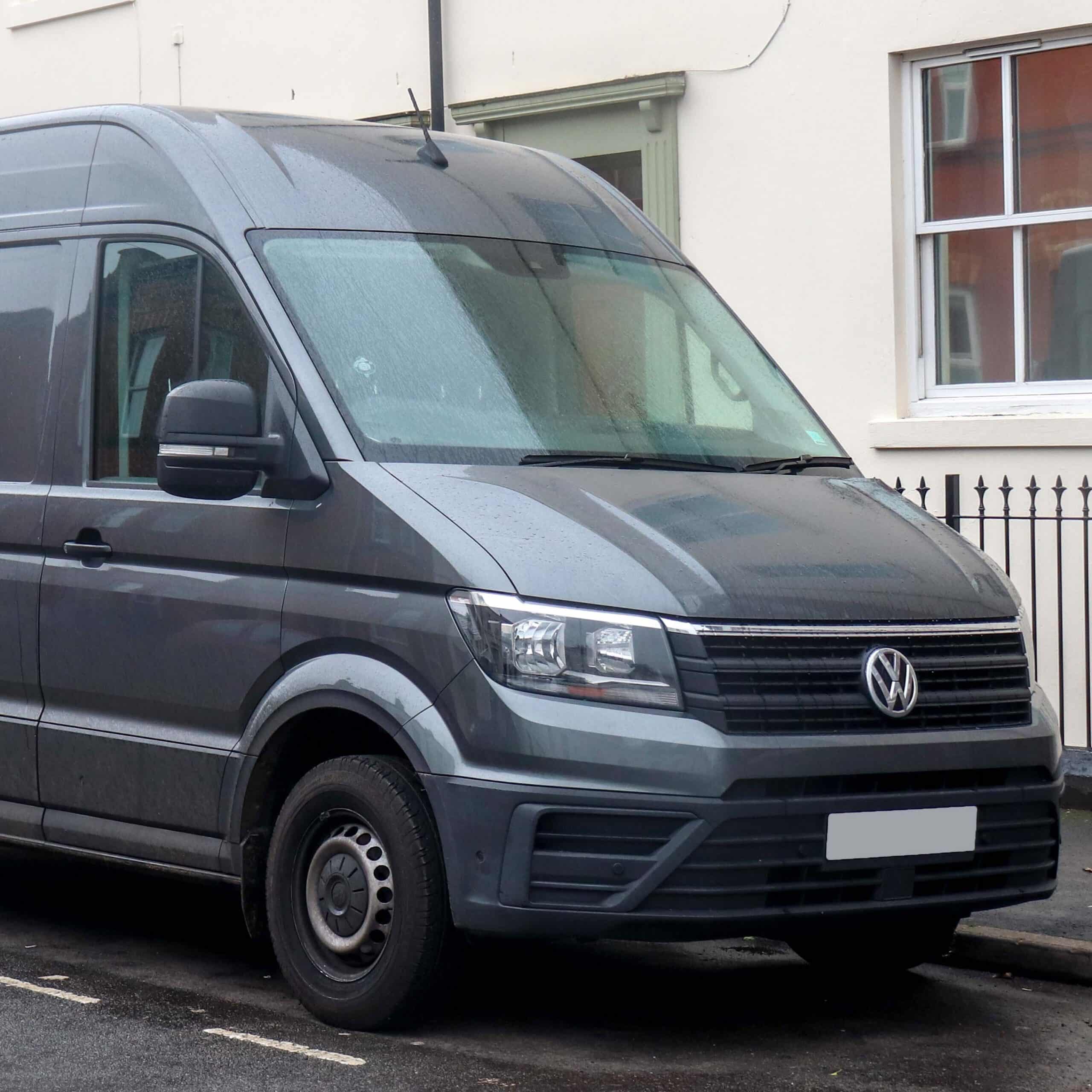 Grey 2017 Volkswagen Crafter parked outside