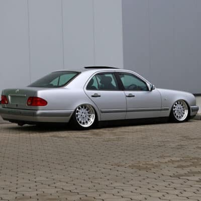 Lowered Mercedes Benz W210