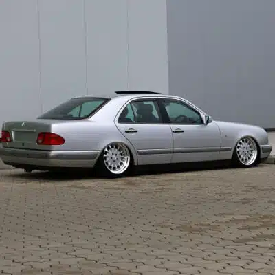 Lowered Mercedes Benz W210