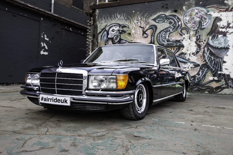 Mercedes S-Class W116 with air ride