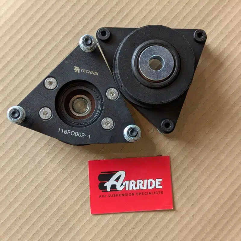 Close up of TA Technix Volvo C30 front strut top mounts