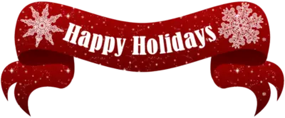 Red Title saying Happy Holidays from Airride