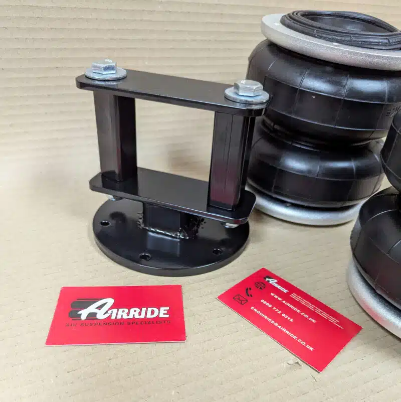 MAN TGE FWD load support kit bracket close up on beige background