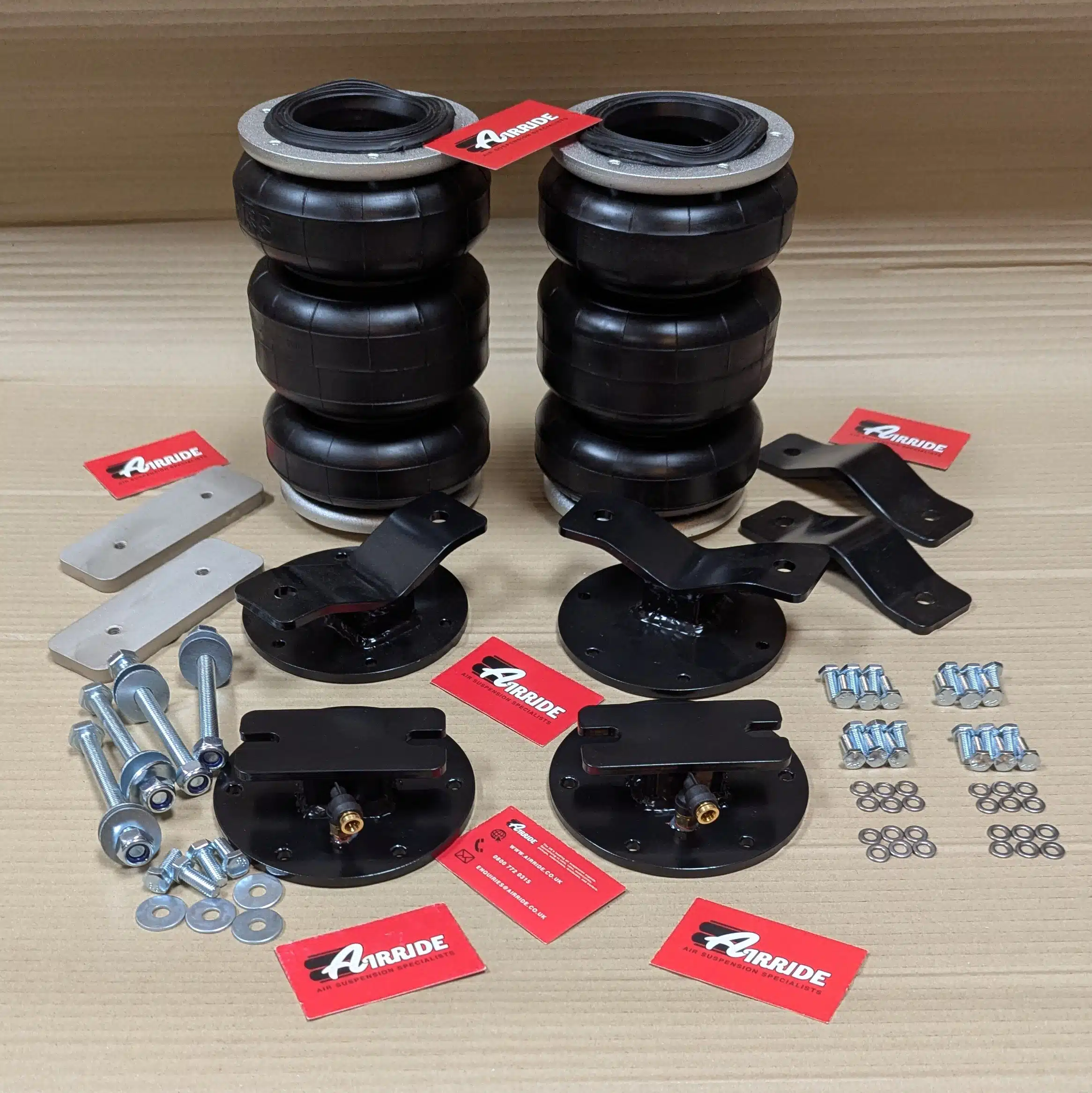 Mercedes Sprinter 4x4 300 load support kit on beige background