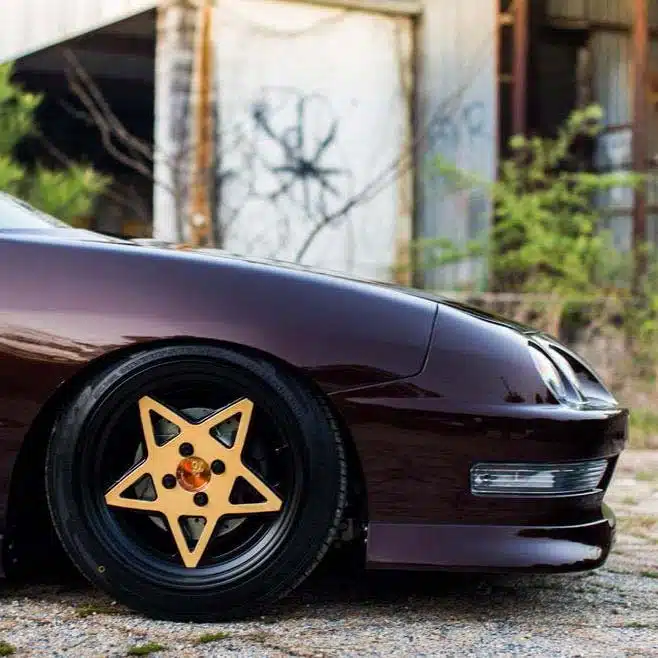 Lowered Acura Integra front