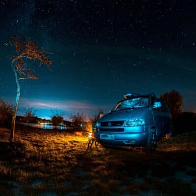 VW T4 camping adventure