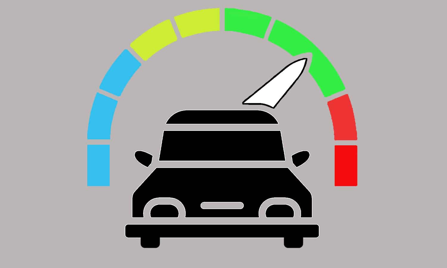 AirRide on Mapped Car 04 Icon of car and power gauge
