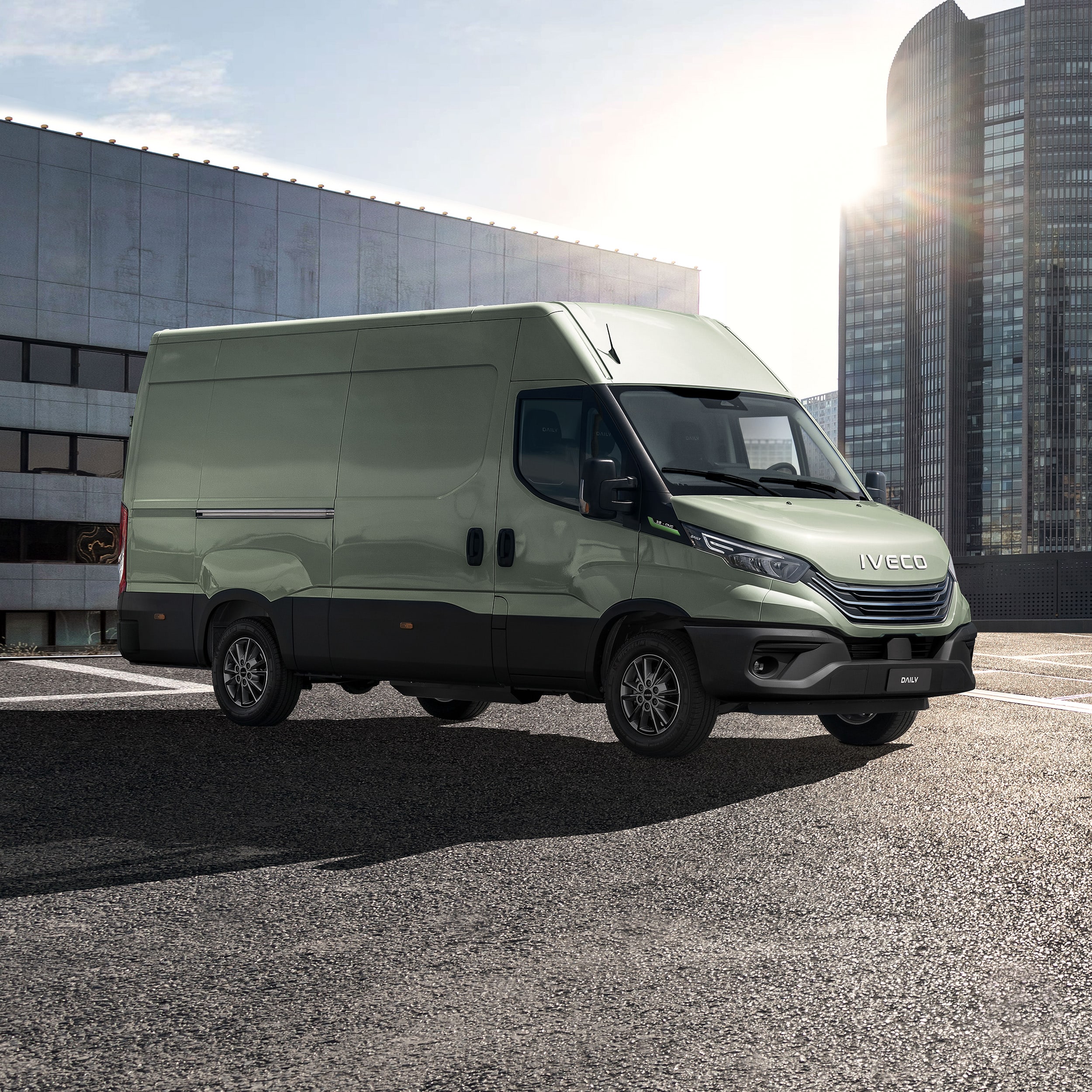 Green Iveco Daily